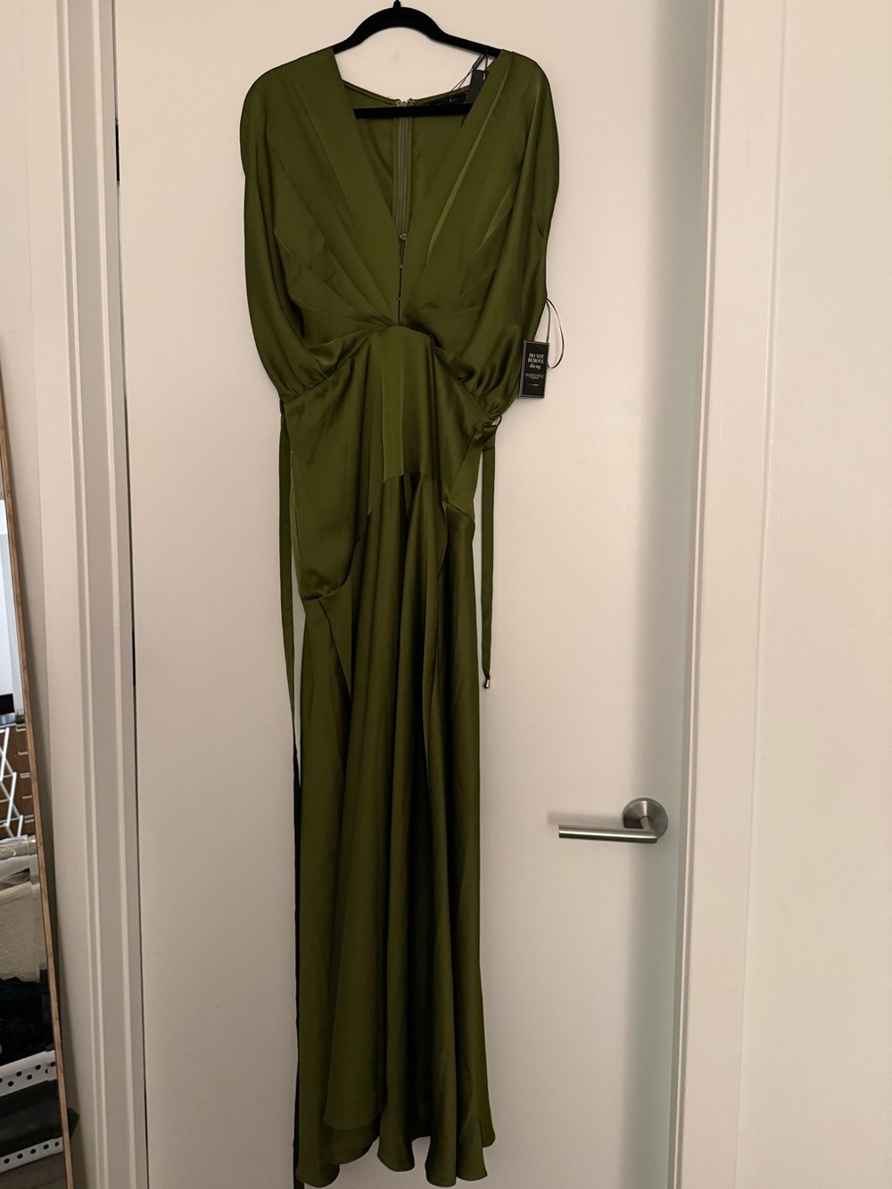 JLUXLABEL Olive Green Maxi Dress